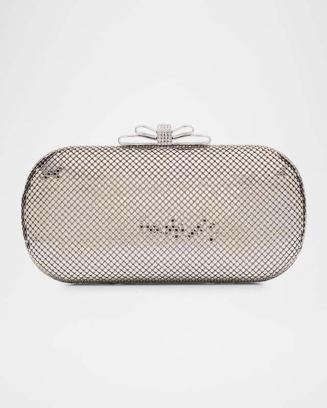 Marilyn Bow Mesh Minaudiere